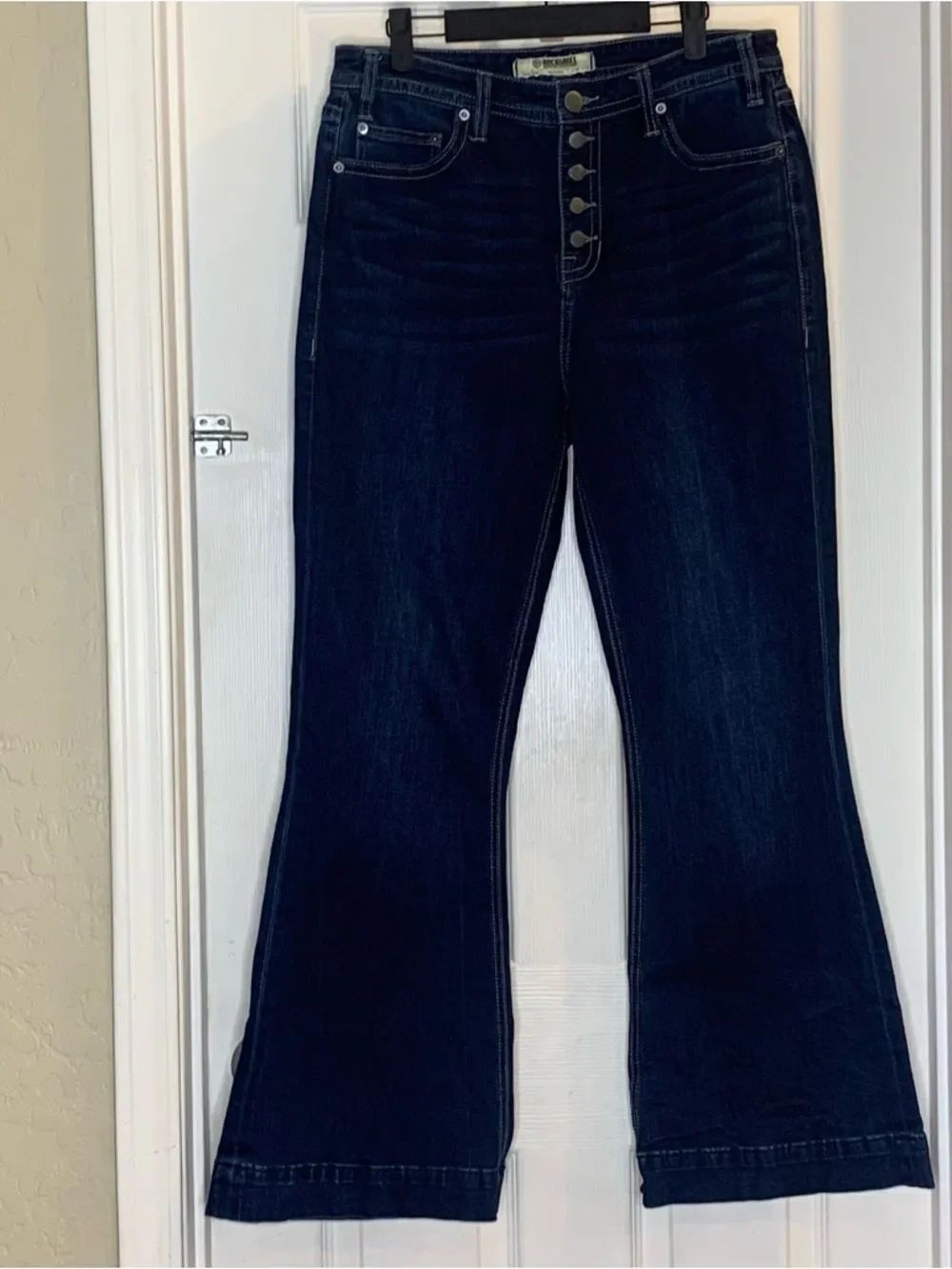 Rock & Roll Denim High Rise Trouser Jeans Button Fly Size 31